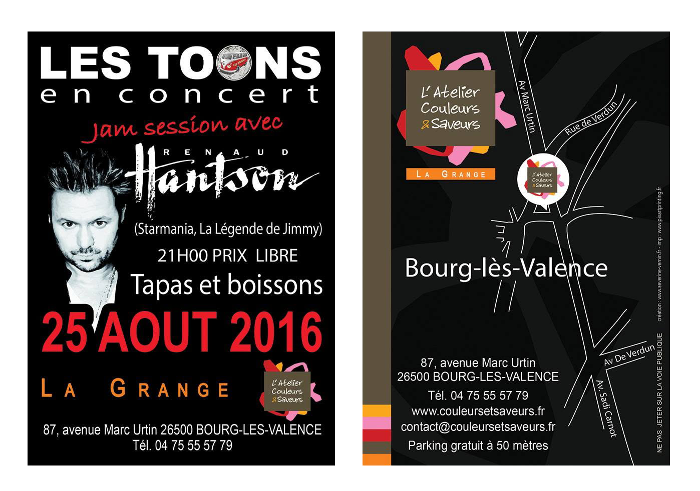  LES TOONS ET RENAUD HANTSON